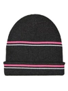 ALEXANDER WANG T STRIPED WOOL BEANIE HAT,402804F14