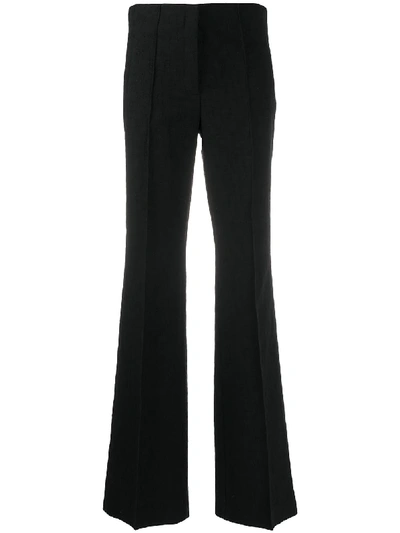 Dorothee Schumacher Textured Pleated Trousers In Black