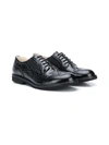 Andrea Montelpare Teen Lace-up Brogues In Black