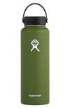 HYDRO FLASK 40-OUNCE WIDE MOUTH CAP WATER BOTTLE,W40TS110