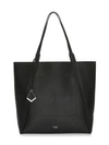 Botkier Trinity Pebbled Leather Tote In Black