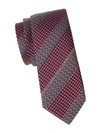 Missoni Geometric Silk Tie In Blue