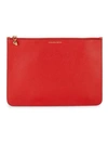 ALEXANDER MCQUEEN SMALL LEATHER ZIP POUCH,0400012308174