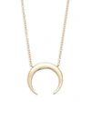 Saks Fifth Avenue 14k Gold Half-moon Pendant Necklace