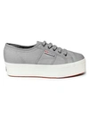 Superga Cuto Canvas Sneakers In Grey