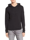 Vince Men's Dbl Waffle-knit Hoodie In Manhattan
