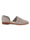 Dolce Vita Camry Suede D'orsay Flats In Smoke