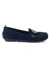 TOMMY HILFIGER SUEDE DRIVING LOAFERS,0400012329437