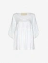 ANAAK Brigitte ruffle-trim cotton-muslin mini dress,R00132347