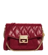 GIVENCHY SMALL LEATHER GV3 CROSS BODY BAG,14818662