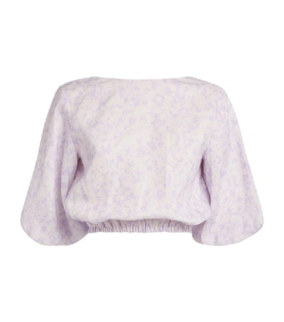 Peony Lavender Vacation Blouse