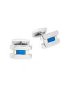 SAKS FIFTH AVENUE STAINLESS STEEL CUFF LINKS,0400096157295