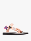 Suicoke Depa Multi Strap Flat Sandals In Pink