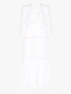 HONORINE WHITE GISELLE TIERED MAXI DRESS,D20EGZ10115104513