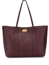 Mulberry Bayswater Bag In Micro Grained Leather In Red