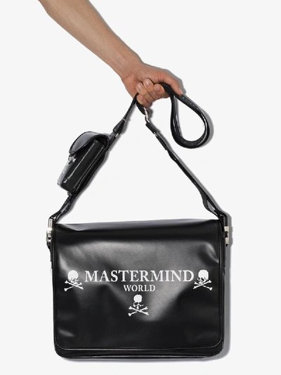 Mastermind Japan Logo-print Messenger Bag In Black