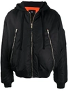 MARCELO BURLON COUNTY OF MILAN CANDIES ZIP-UP BOMBER JACKET