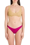 Oseree Shimmer Mix And Match Bikini Set In Multicolor