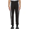 NEIL BARRETT NEIL BARRETT BLACK GABARDINE TROUSERS