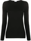 Filippa K Eloise Long Sleeve Top In Black