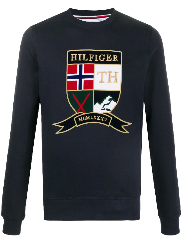 tommy crest sweatshirt