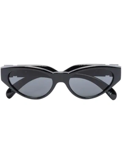 Versace Medusa Cat-eye Frame Sunglasses In Black