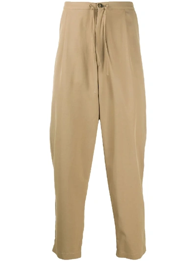 Société Anonyme High Rise Loose Fit Trousers In Brown