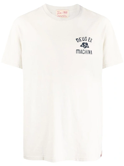 Deus Ex Machina Yj Venice Cotton T-shirt In Neutrals