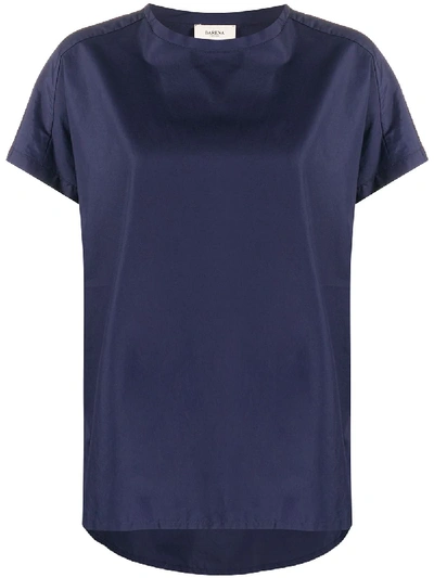 Barena Venezia Cotton Short Sleeve Top In Blue