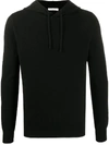 THE ROW KNITTED CASHMERE HOODED JUMPER