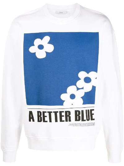 Closed A Better Blue Sweatshirt In White