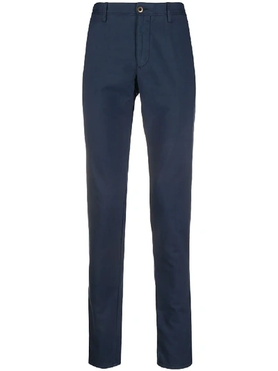 Incotex Slim-fit Trousers In Blue