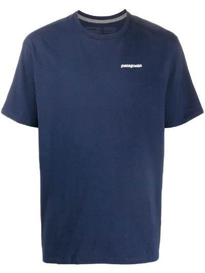 Patagonia P-6 Logo Responsibili T-shirt - Navy In Blue
