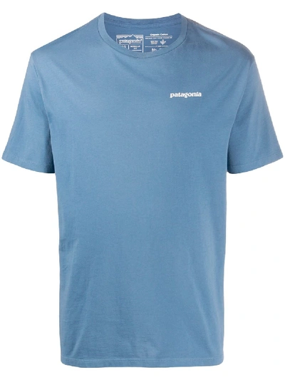 Patagonia P-6 Logo T-shirt In Blue