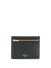 Mulberry Zipped Credit Card Holder In Black