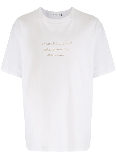 Undercover Dylan Thomas T-shirt In White