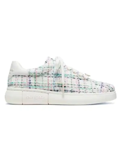 Kate Spade Women's Lift Lace Up Sneakers In Fresh White Multi