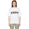 Marni Women Logo Short-sleeved Cotton T-shirt In Low01 White