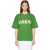Marni Logo-print Cotton T-shirt In Lov35 Grree