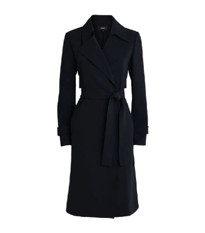 Theory Oaklane Crepe Trench Coat