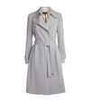 THEORY OAKLANE BELTED CREPE TRENCH COAT,15349403