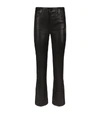 J BRAND SELENA CROP BOOT LEATHER TROUSERS,15357534