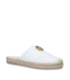 GUCCI LEATHER PILAR ESPADRILLE SLIPPERS,14860642