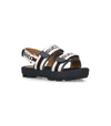 GUCCI KIDS LOGO STRIPE SANDALS,15326642