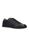 FENDI LEATHER CUT-OUT trainers,15328475