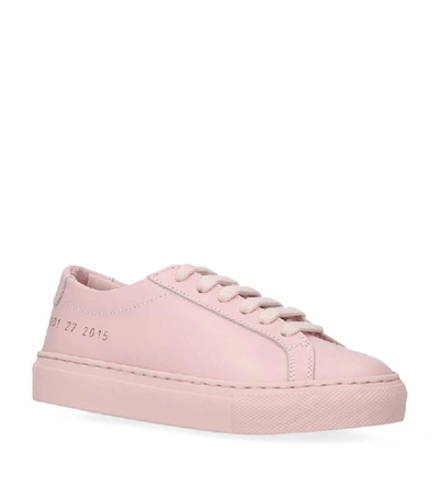 Common Projects Kids' Original Achilles Low-top Trainers In Blush