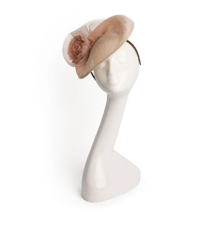 Jane Taylor Flower Embellished Disk Fascinator