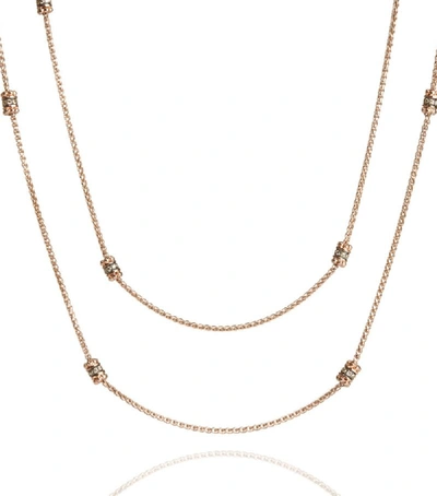 Annoushka 18ct Rose Gold Alchemy Long Diamond Necklace