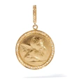 ANNOUSHKA YELLOW GOLD AND BROWN DIAMONDS MYTHOLOGY CHERUB CHARM,14868438