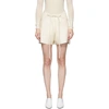 SPORTMAX WHITE NAPPA URUBU SHORTS